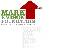 Tablet Screenshot of markevisonfoundation.org